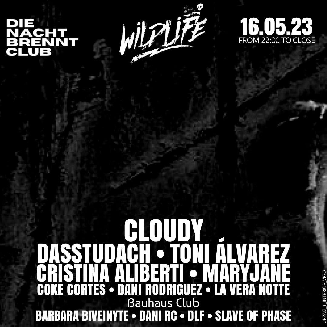 Wildlife X Trax Club Vigo With Cloudy + Dasstudach + Toni Álvarez