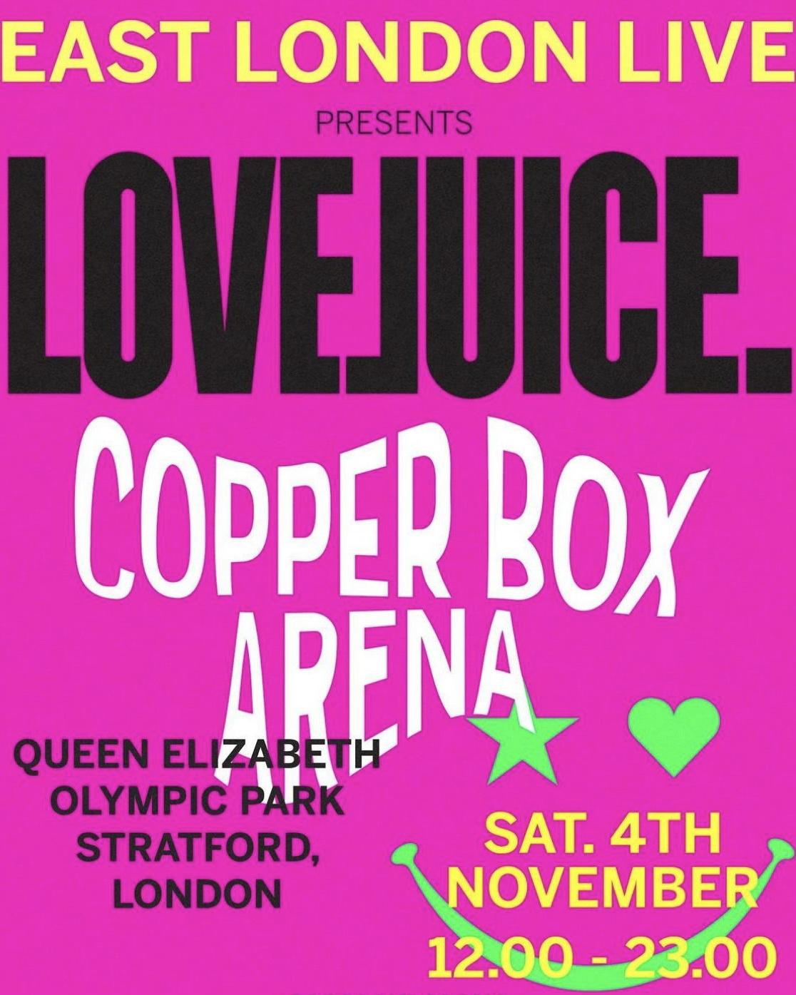 Lovejuice Indoor Festival At Copper Box Arena