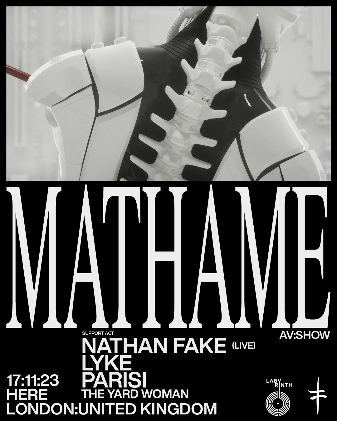 Labyrinth Presents: Mathame Av Show