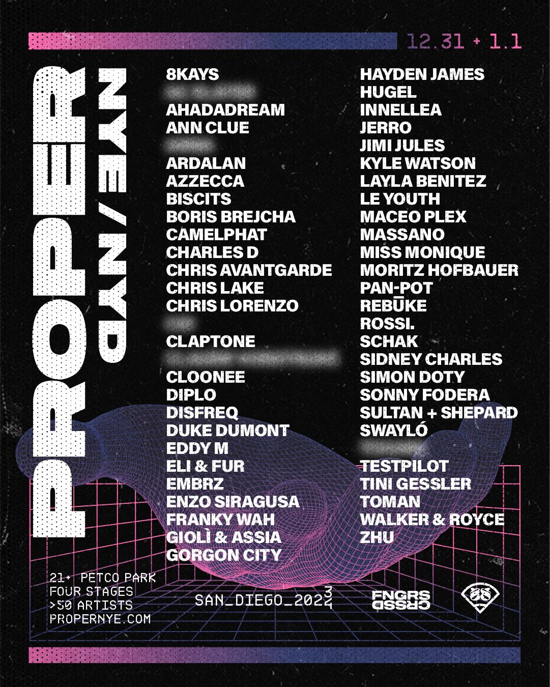 Fngrs Crssd Presents Proper San Diego 23/24