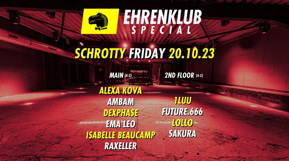 Ehrenklub Im Schrotty #2 - 1Luu, Ambam, Dexphase, Future.666, Isabelle Beaucamp. Raxeller Uvm