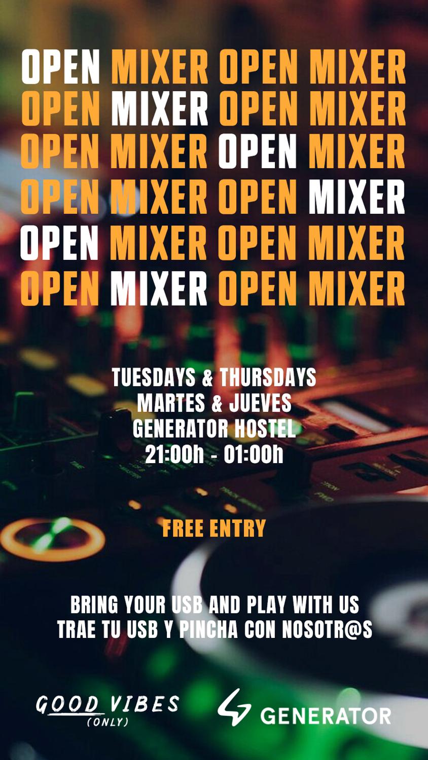 Open Mixer (Bring Your Music & Join The Gang) By Good Vibes Only