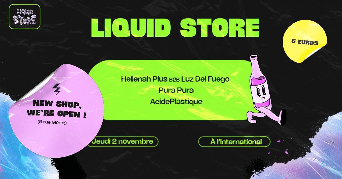 𝗟𝗜𝗤𝗨𝗜𝗗 𝗦𝗧𝗢𝗥𝗘 - Hellenah Plus B2B Luz Del Fuego X Pura Pura X Acide Plastique