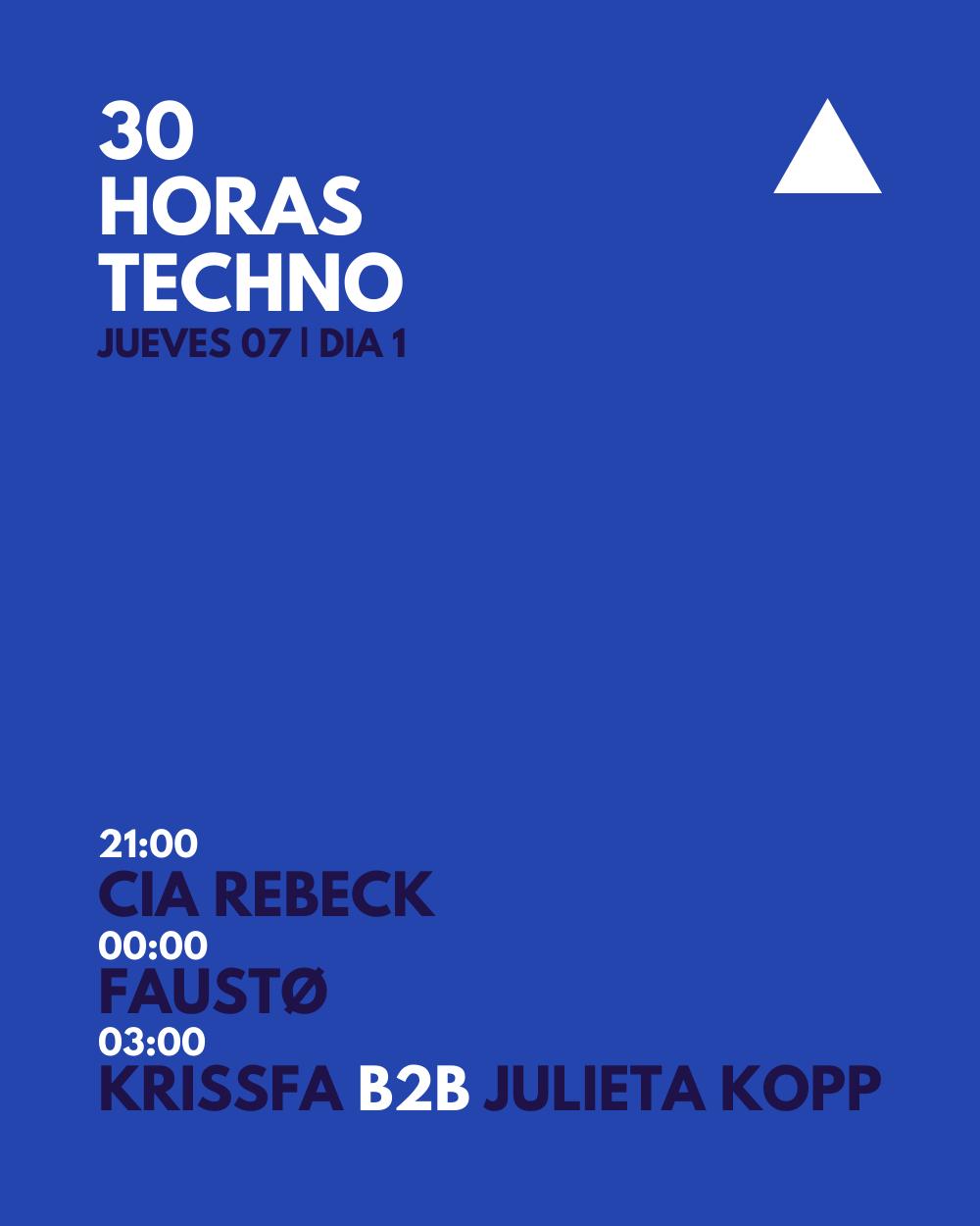 30 Horas Techno - Dia 1 Under Club