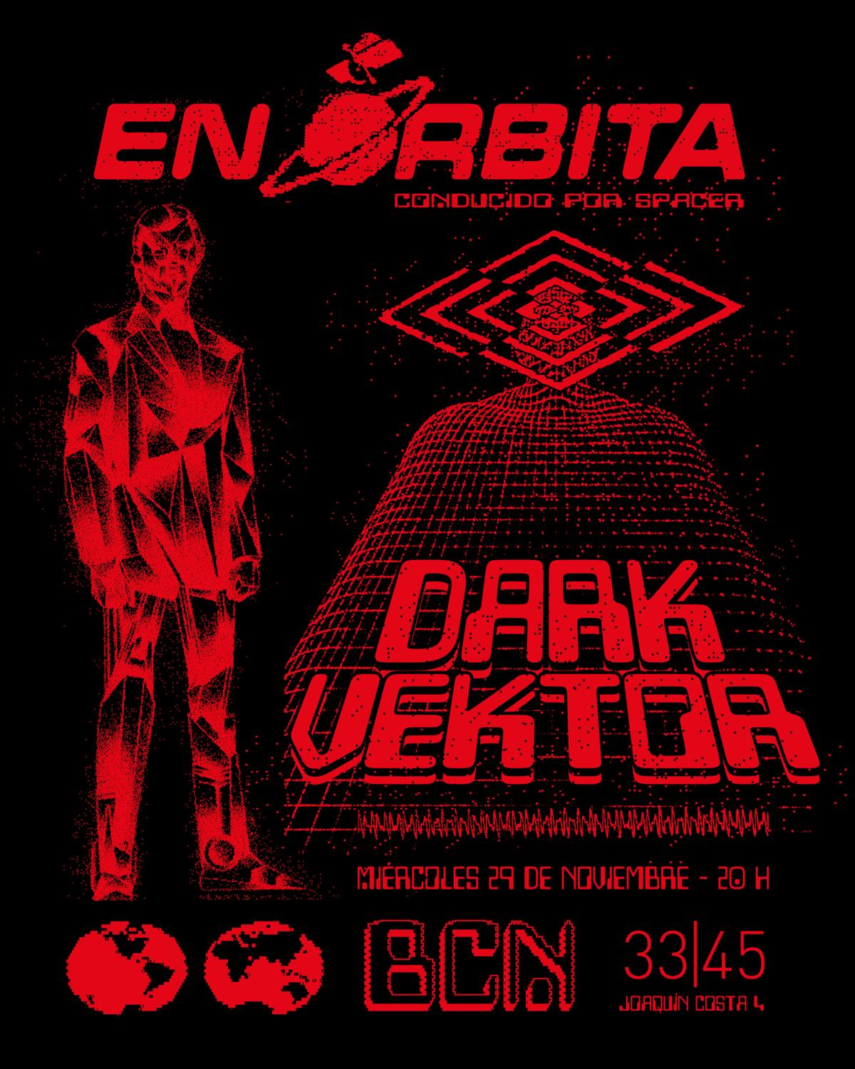 En Órbita #3 Dark Vektor