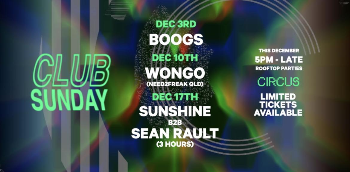 Wongo (Need2Freak Qld) - Club Sunday Summer Rooftop Party