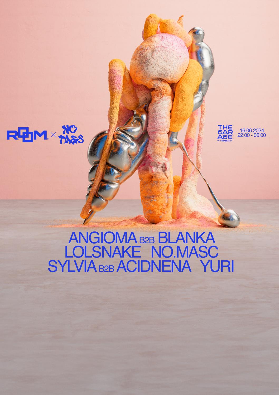 Room X No Tags W/ Lolsnake, Blanka & More (Off Bcn)