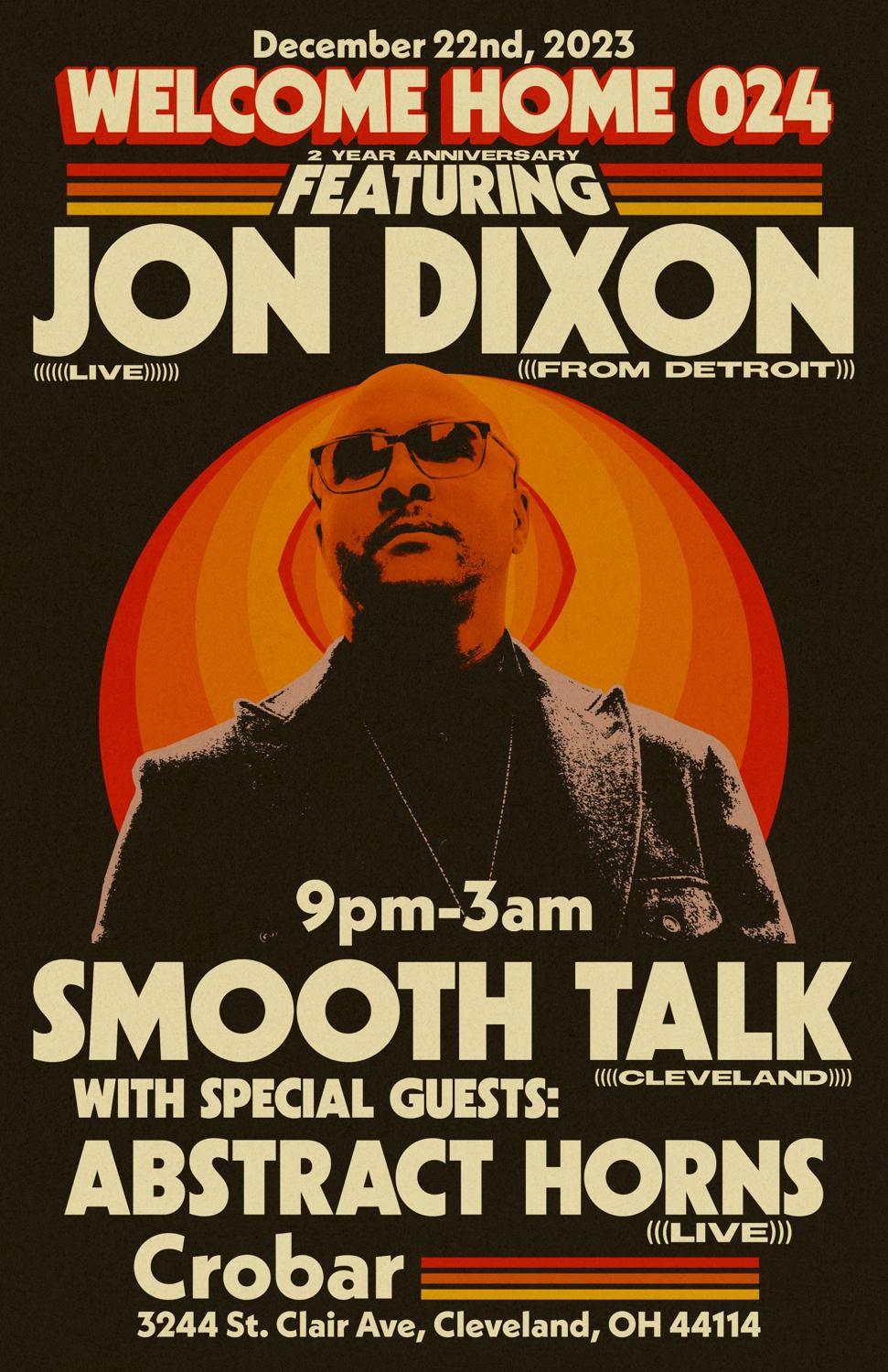 Welcome Home 024: Feat. Jon Dixon [Det]  / Smooth Talk / Abstract Horns 