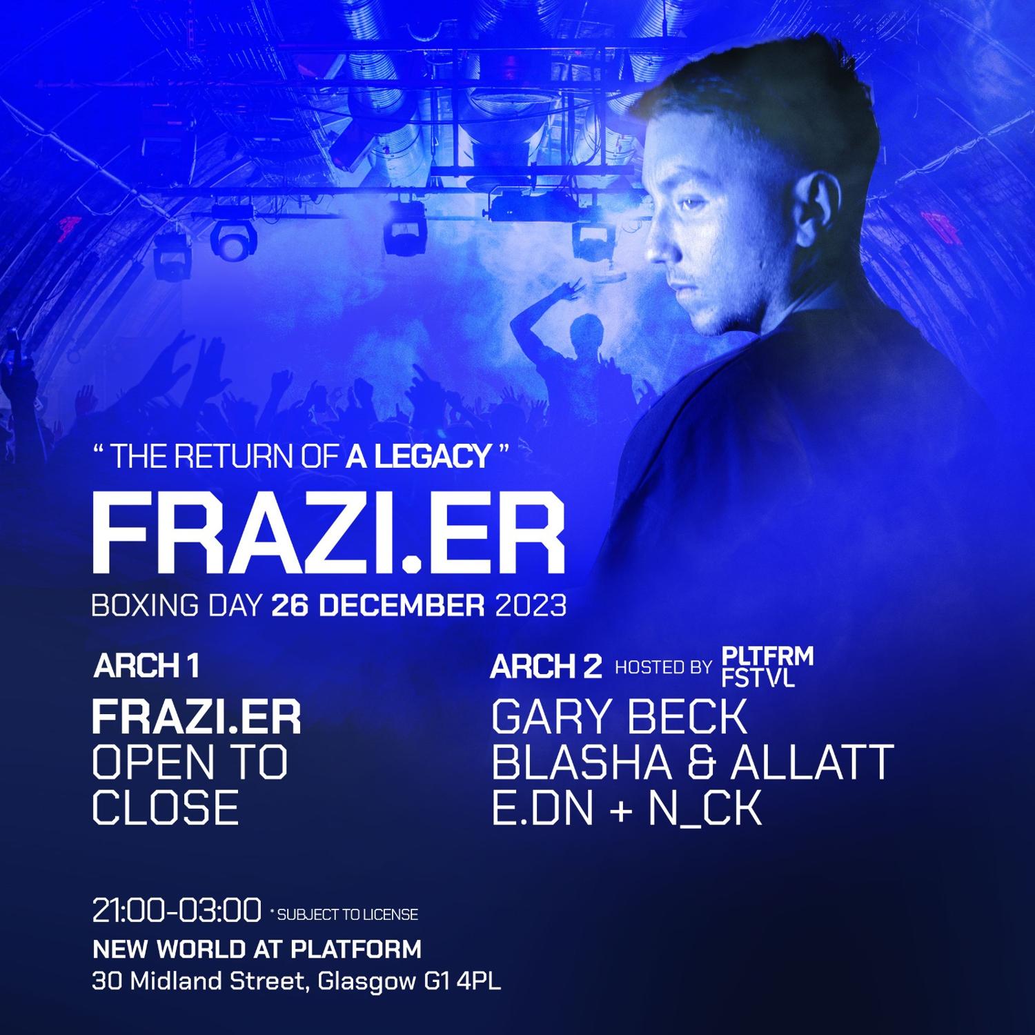 The Return Of A Legacy - Frazi.Er (6Hr Set), Gary Beck, Blasha & Allatt + More