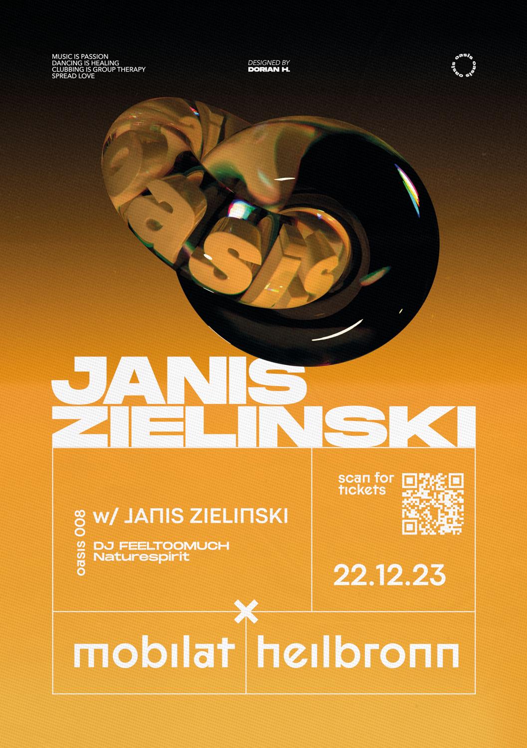 Oasis008 With Janis Zielinski, Dj Feeltoomuch & Naturespirit