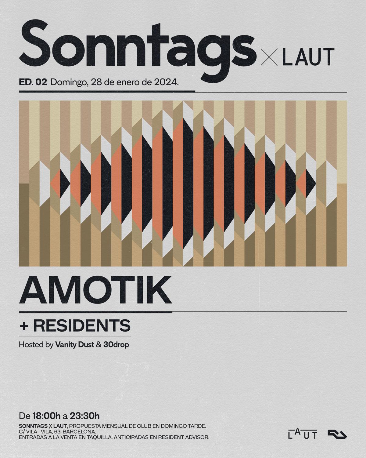 Sonntags X Laut: Amotik + Residents