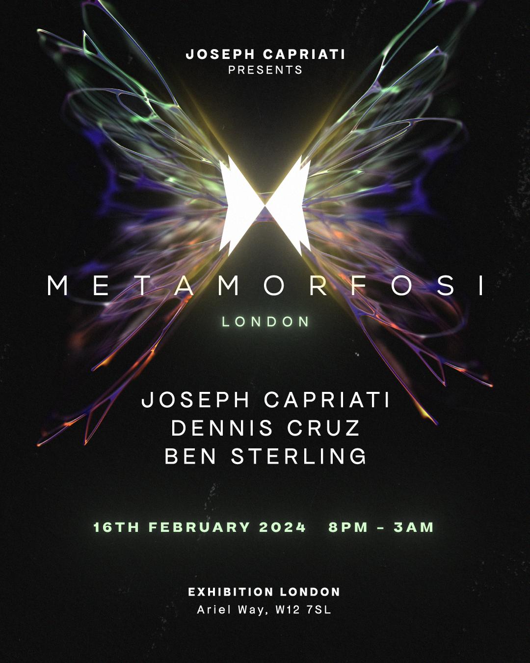 Joseph Capriati Pres. Metamorfosi London