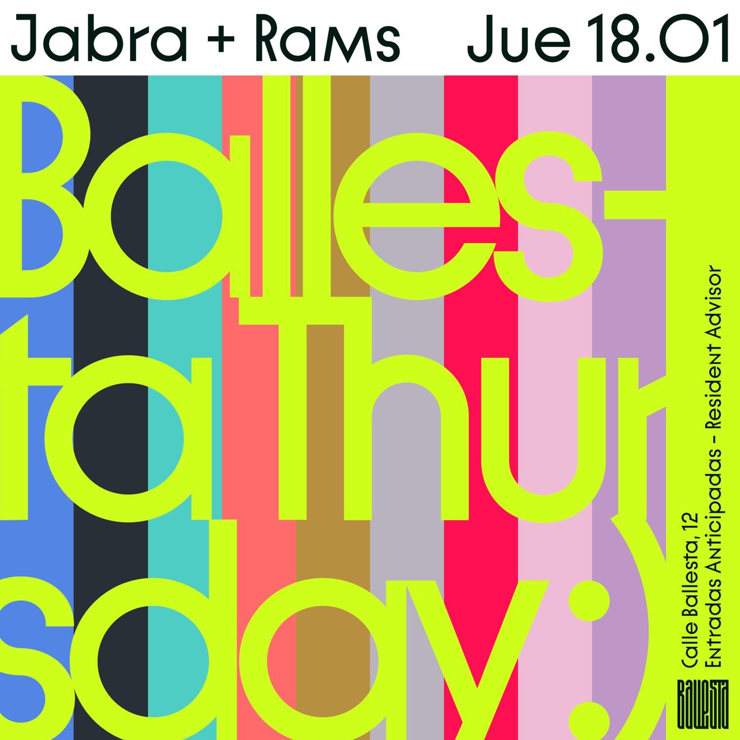 Ballesta Thursday: Jabra + Rams