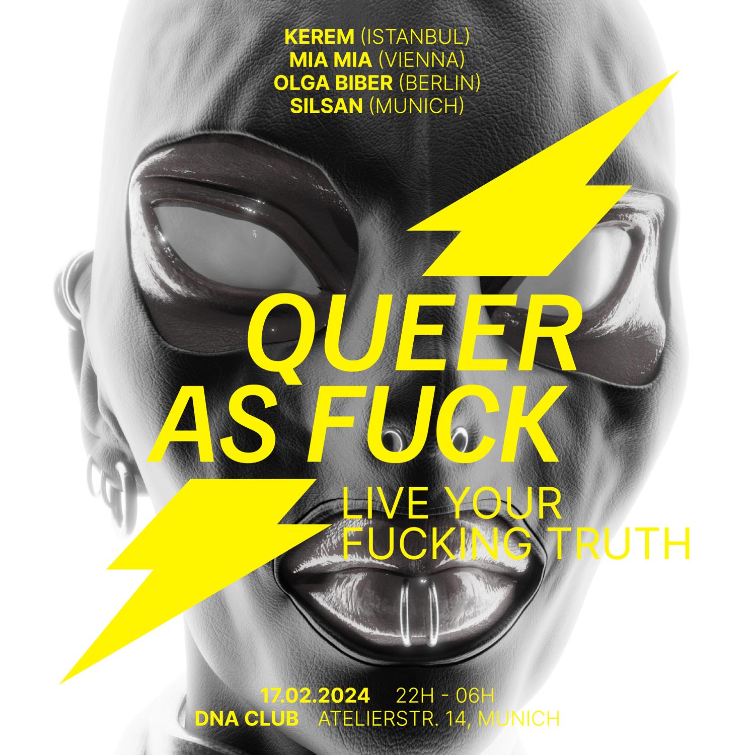 Queer As Fuck Live Your Kinky Truth @ Dna Club