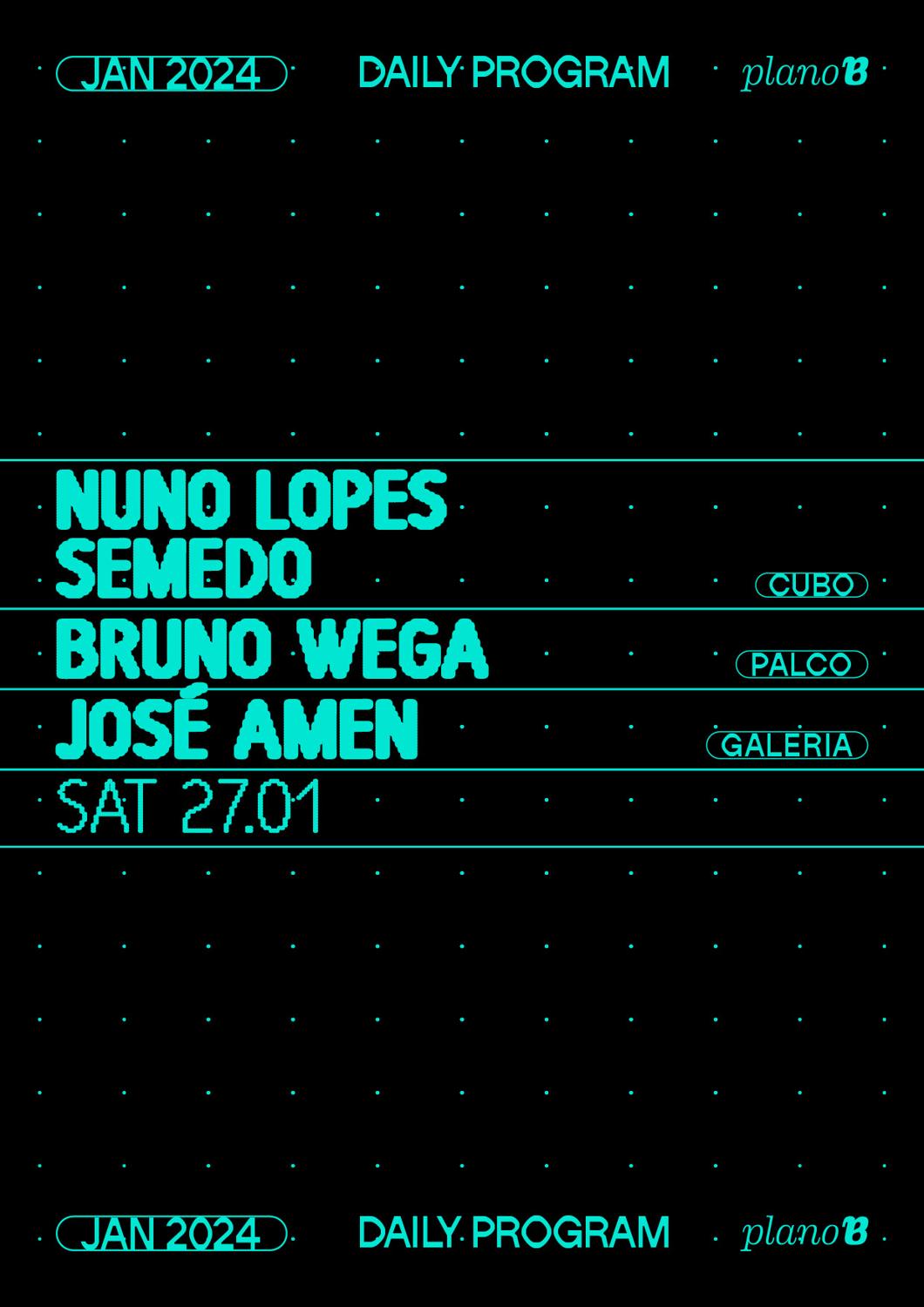 Nuno Lopes, Semedo, Bruno Wega, José Amen