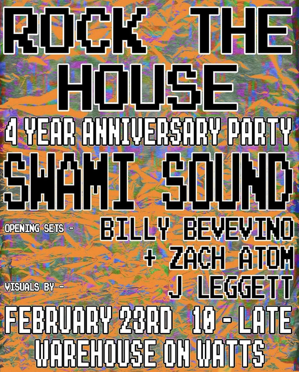 Rock The House: 4-Year Anniversary Party