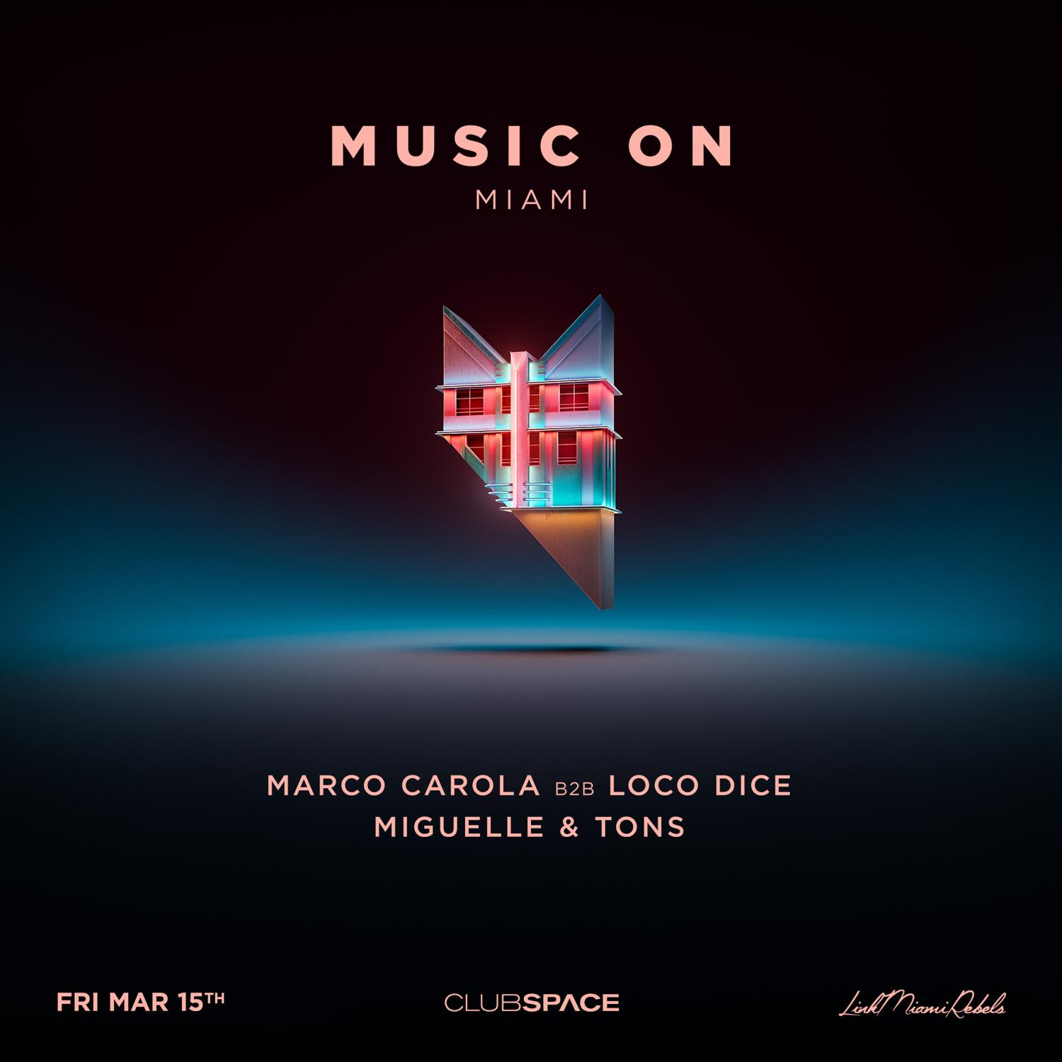 Music On: Marco Carola B2B Loco Dice