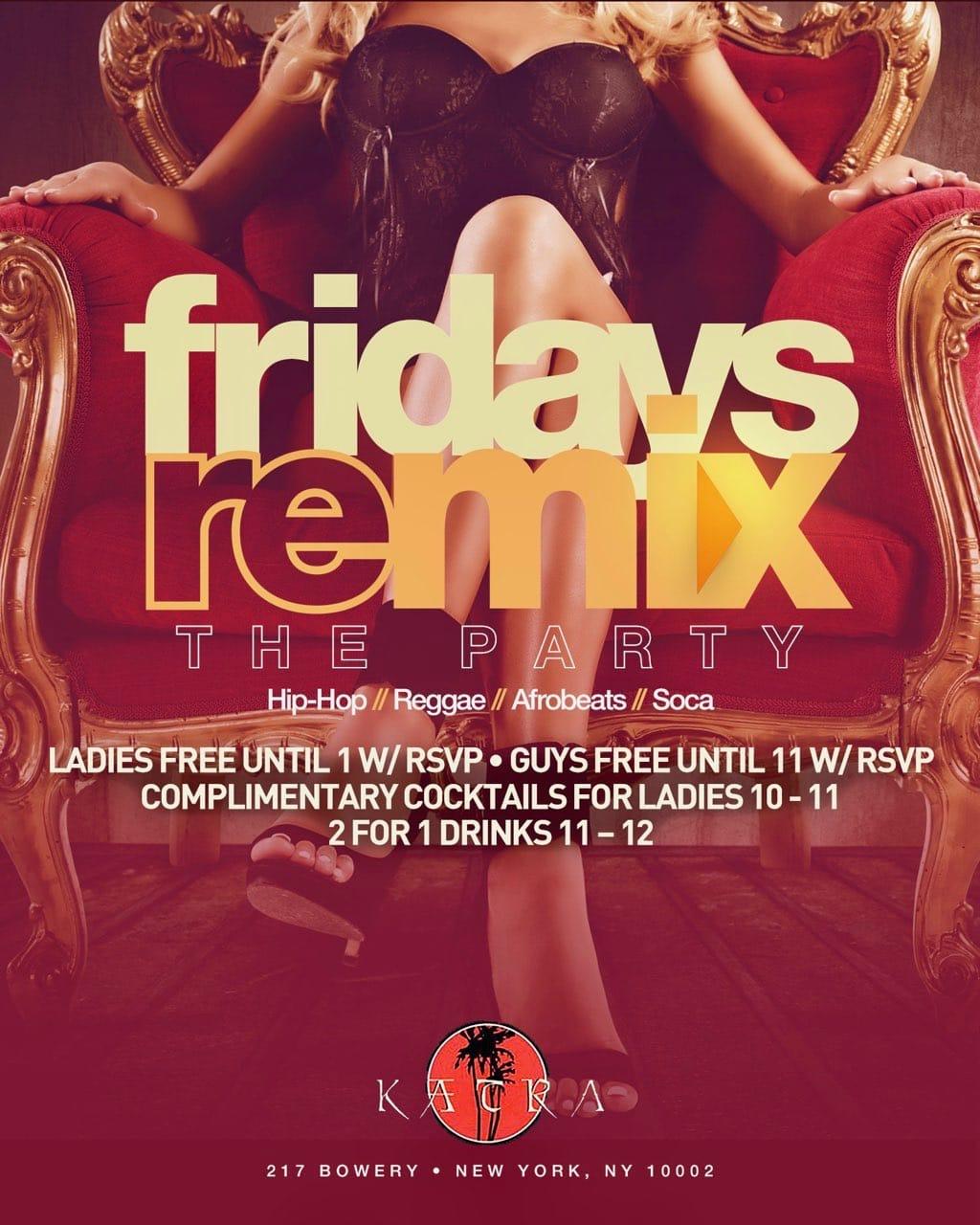 Nyc Hip Hop Vs Reggae Katra Lounge Remix Fridays Free Gametight Guestlist