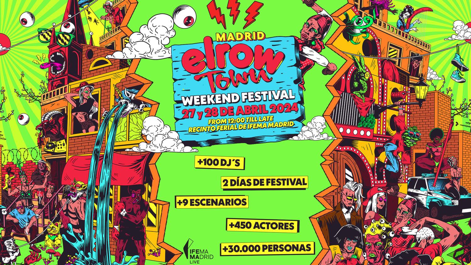 Elrow Town Madrid 2024