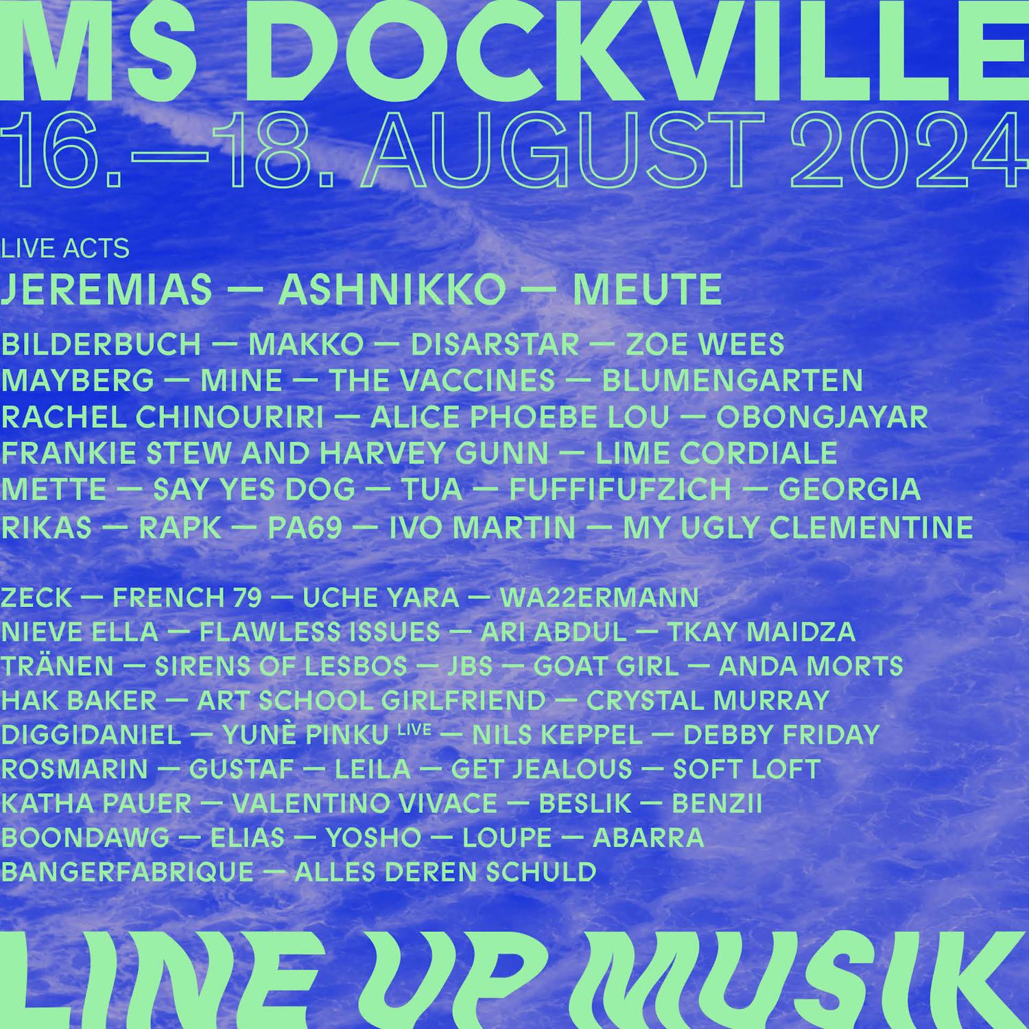 Ms Dockville 2024