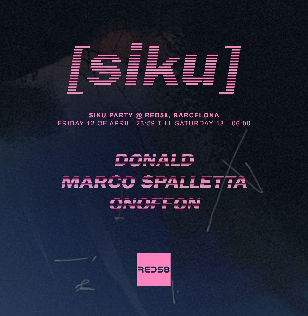 Siku Party With Donald, Marco Spalletta & Onoffon