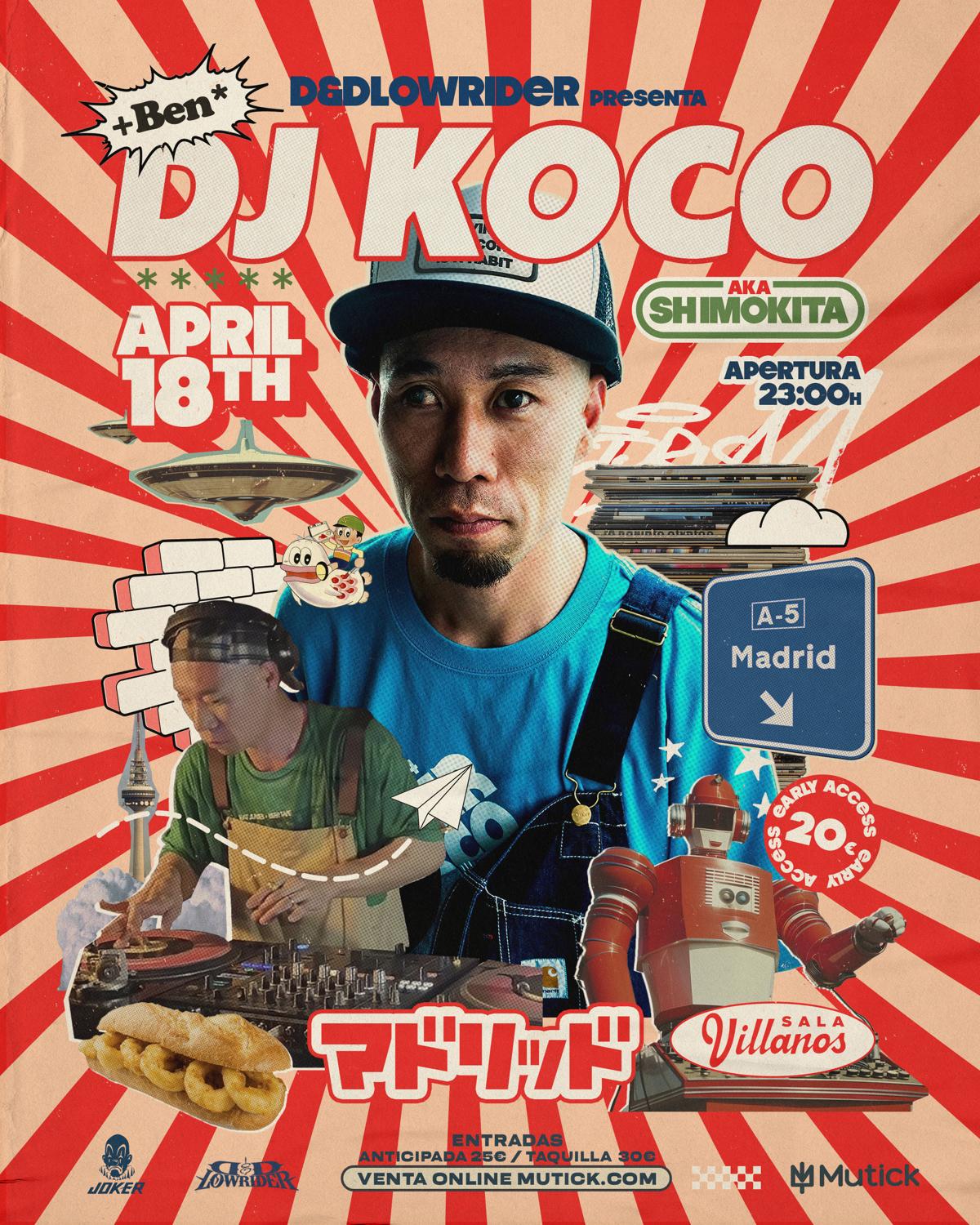 Dj Koco Aka Shimokita En Madrid