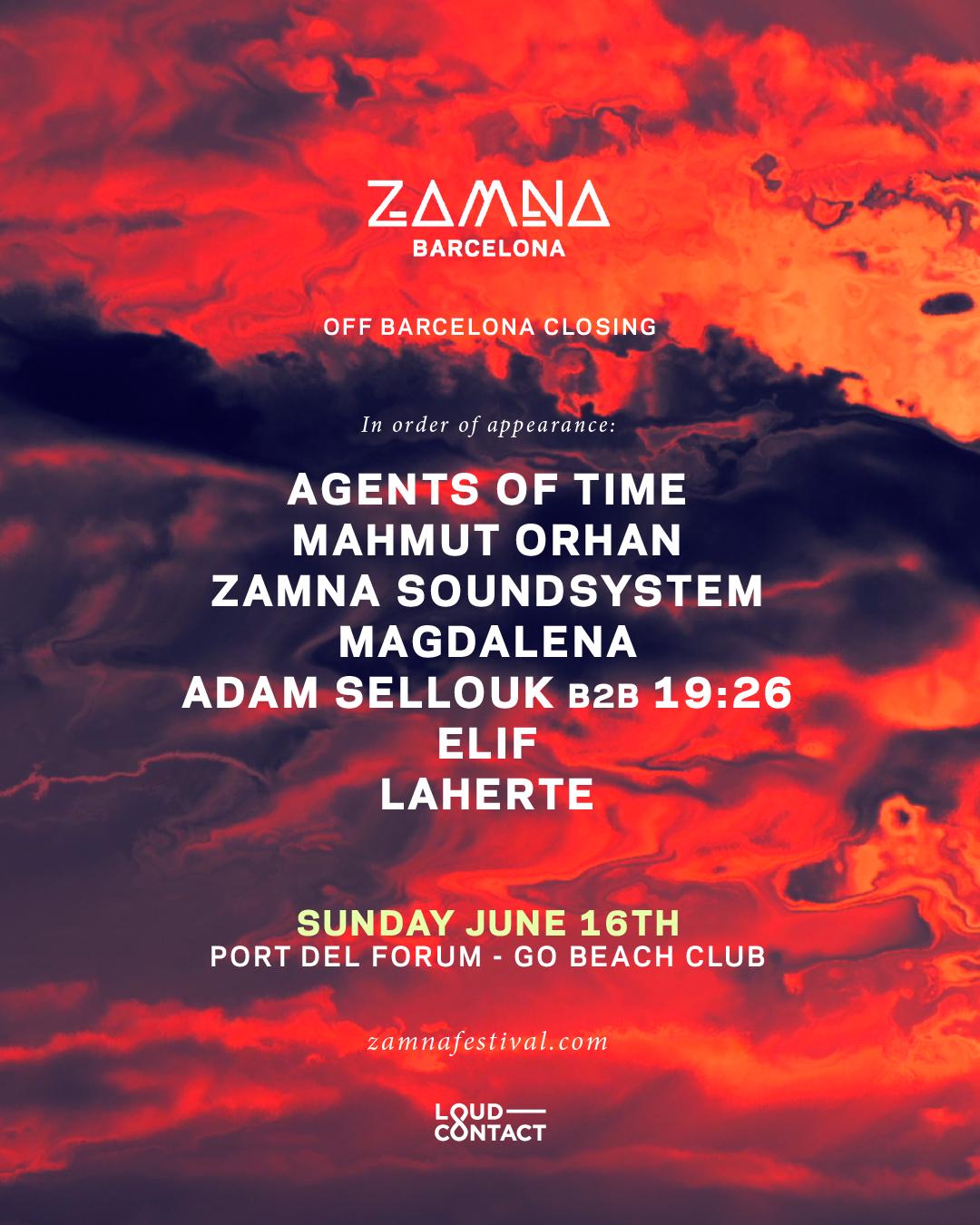 Zamna - Off Barcelona Closing