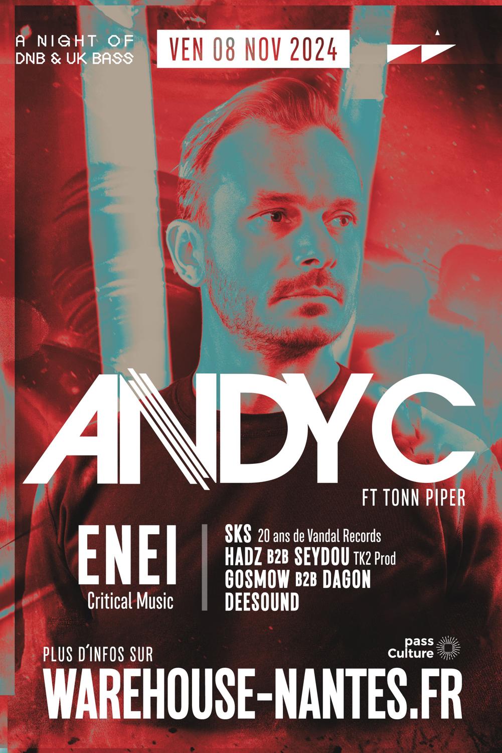 A Night Of Dnb & Uk Bass W/ Andy C, Enei, Sks & More