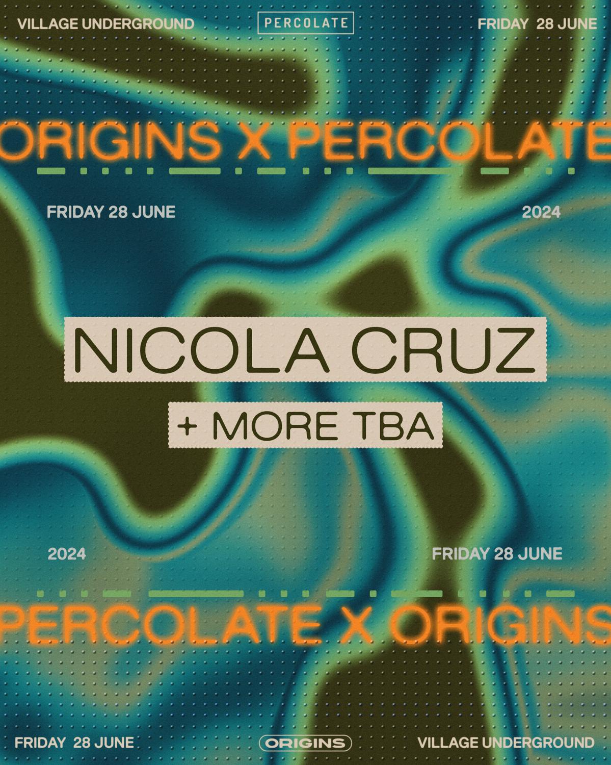 Percolate X Origins: Nicola Cruz