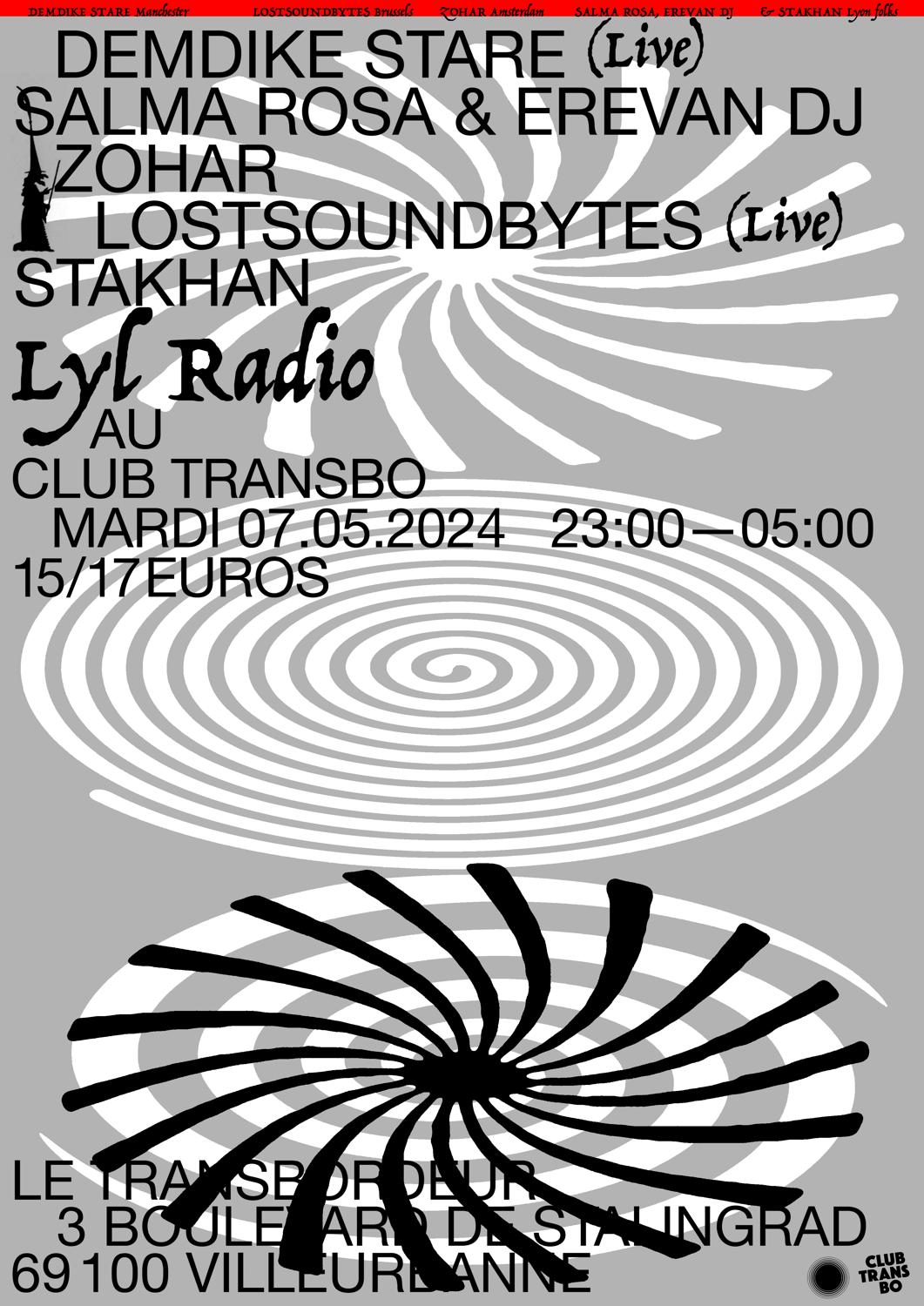 Lyl Radio At Club Transbo With Demdike Stare, Zohar, Lostsoundbytes