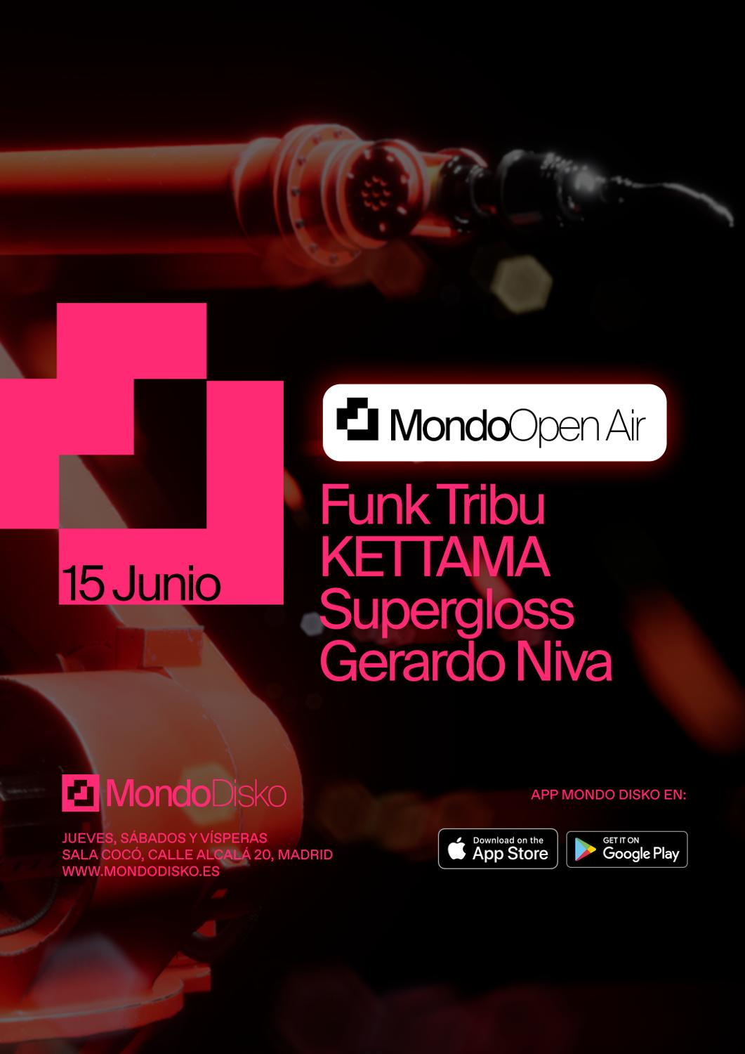 Open Air #03: Funk Tribu / Kettama / Supergloss / Gerardo Niva