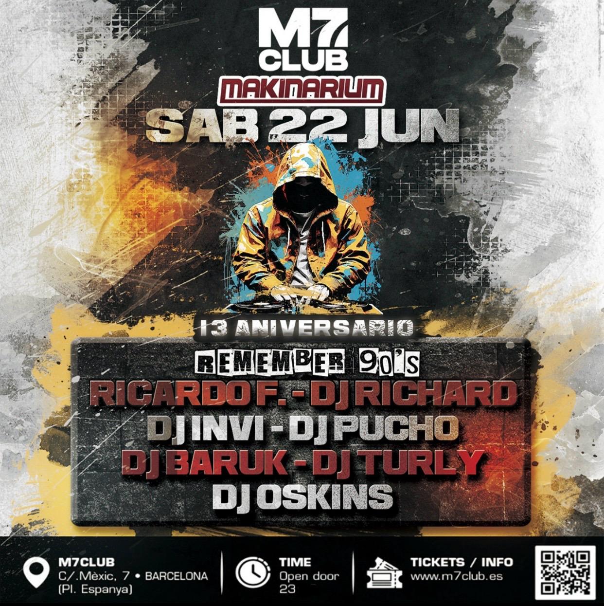 Makinarium 13 Aniversario [Ricardo F, Richard, Invi, Pucho, Baruk, Oskins & Turly]