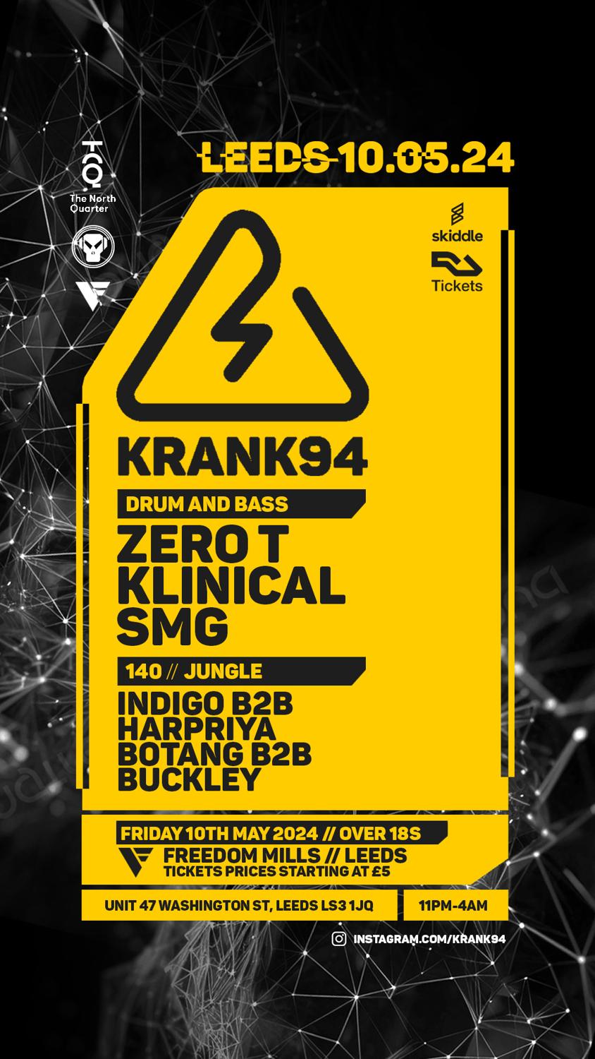 Krank94 Pres Zero T, Klinical & Smg