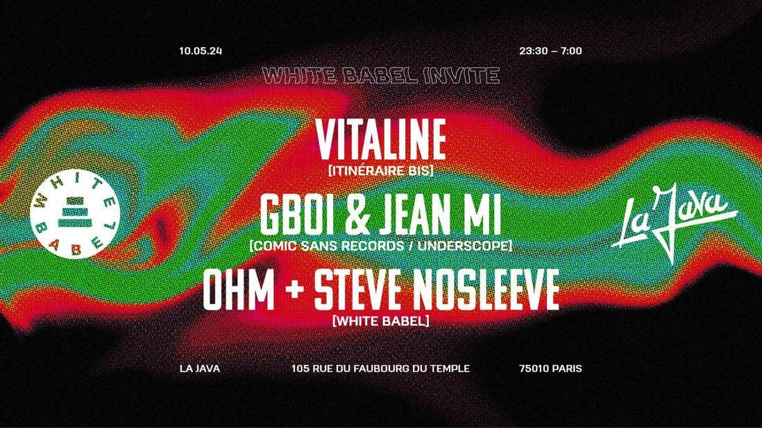 La Java X White Babel: Vitaline, Gboi & Jean Mi