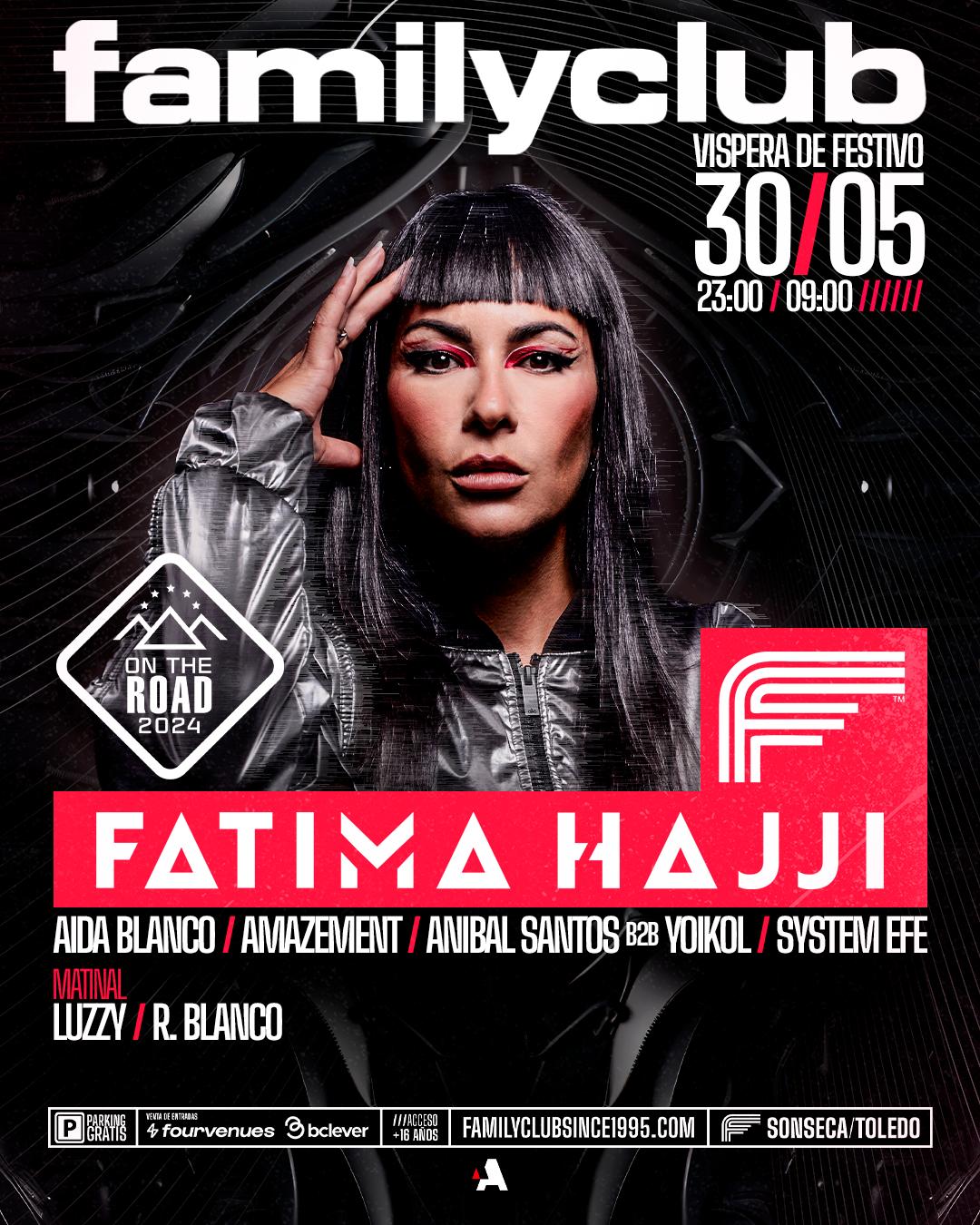 Fatima Hajji + Aida Blanco + Amazement + Anibal Santos B2B Yoikol + System Efe + Luzzy