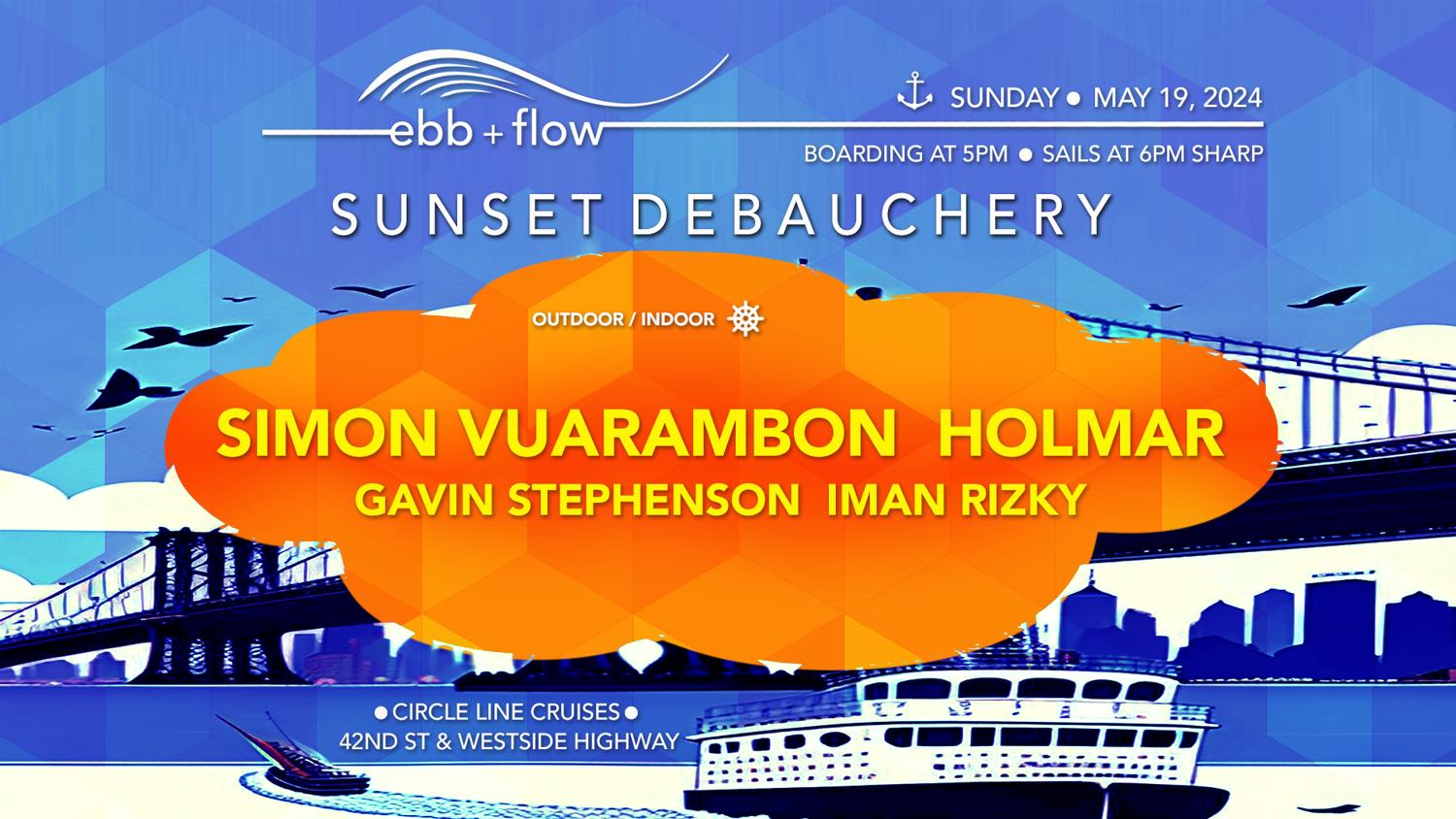 Ebb + Flow Sunset Debauchery Boat Party