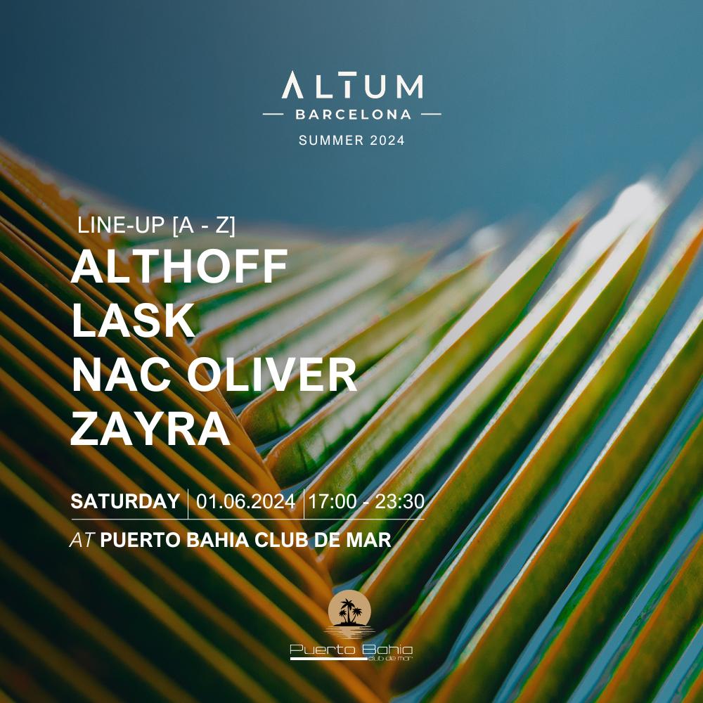 Altum Barcelona - Summer 2024 - Free Beach Party