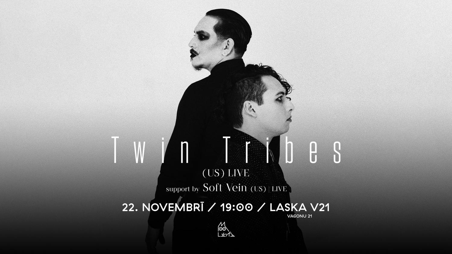 Twin Tribes (Us) | Live - Support By Soft Vein (Us) Live