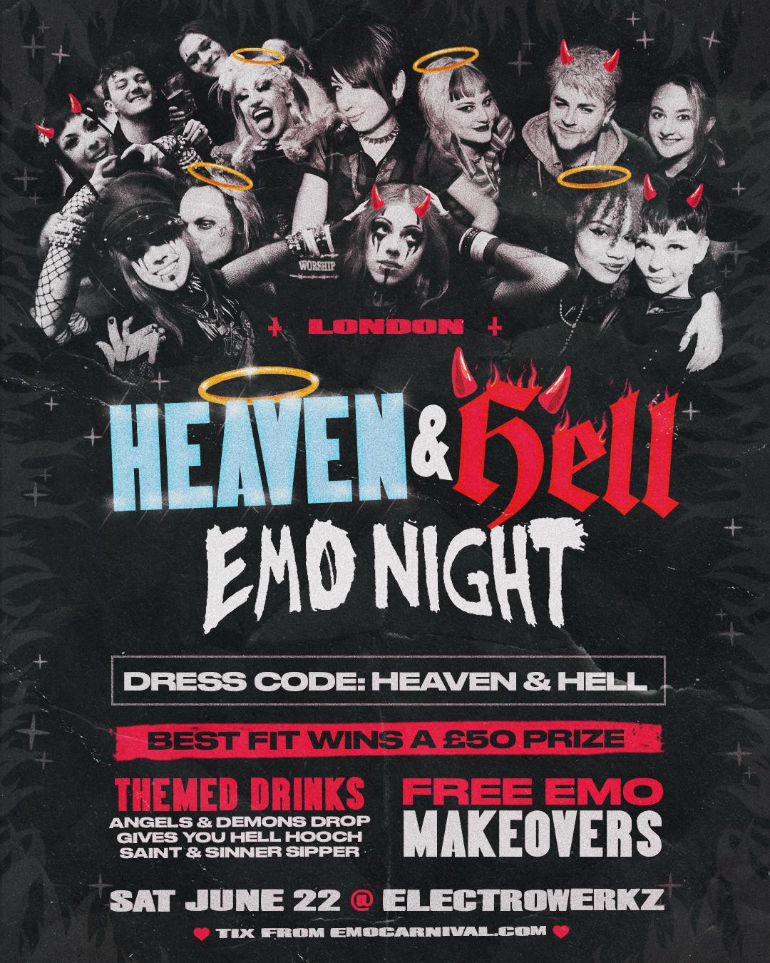 Heaven & Hell - Emo Night London