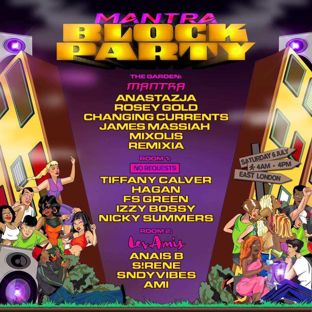 Mantra.Sw9 Block Party: Anastazja, Tiffany Calver, Les Amis, Changing Currents & More