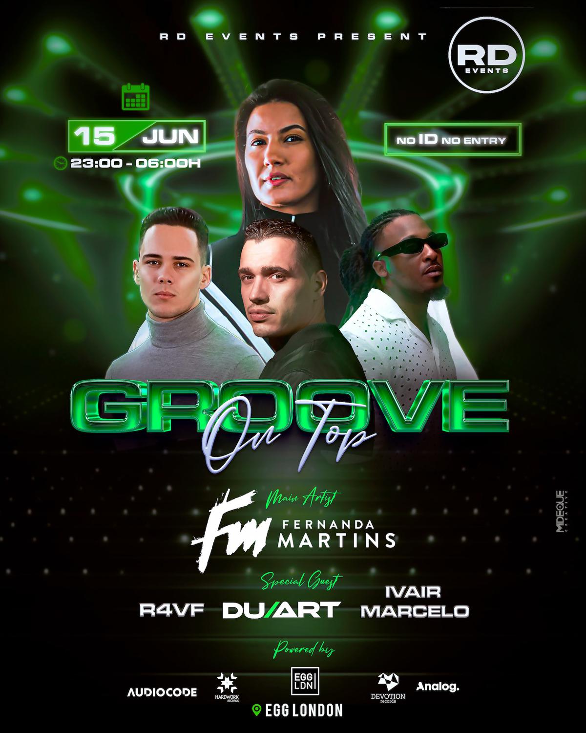 Groove On Top With Fernanda Martins & Du'Art