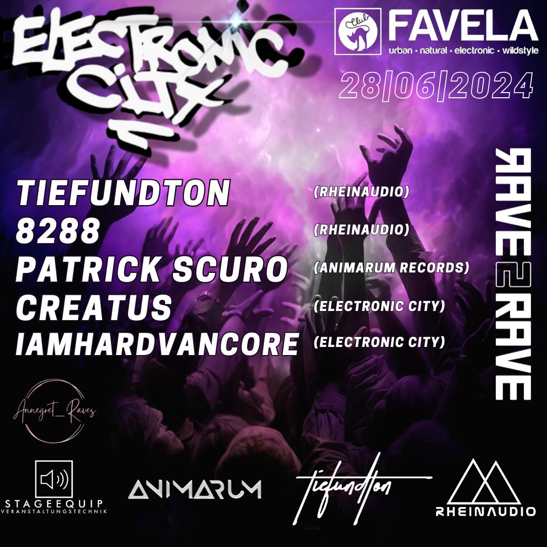 Electronic City Meets Rave2Rave - With Tiefundton [Live] • Patrick Scuro • 8288