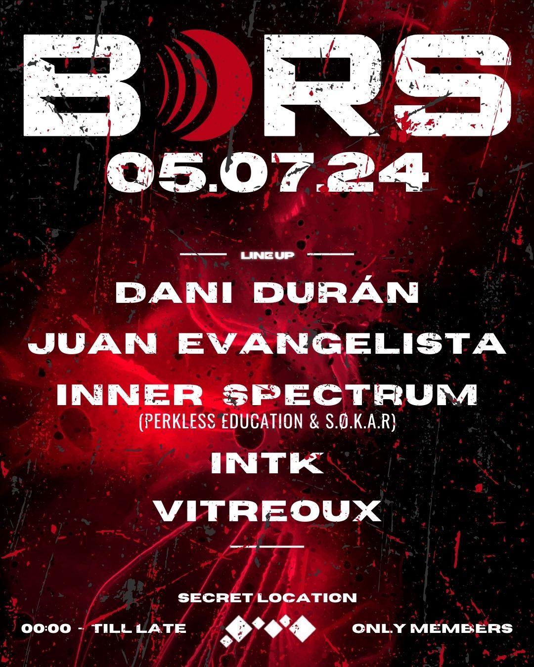 Bors Vol. 04: Inner Spectrum (Perkless Education & S.Ø.K.A.R) + Dani Durán + Juan Evangelista