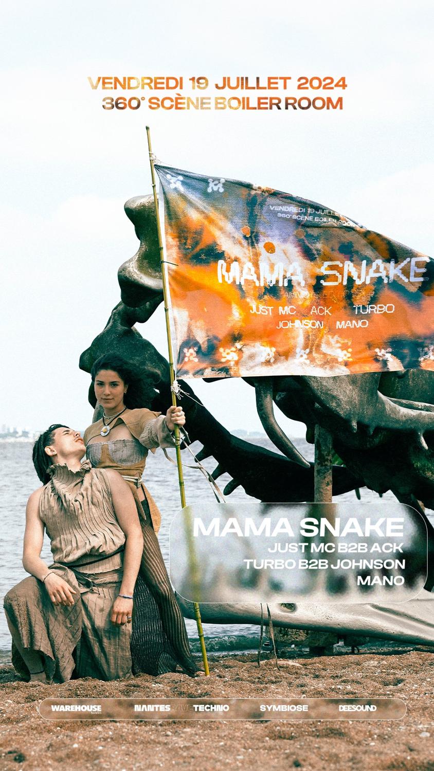 Nantes Rave Techno X Symbiose & Deesound W/ Mama Snake