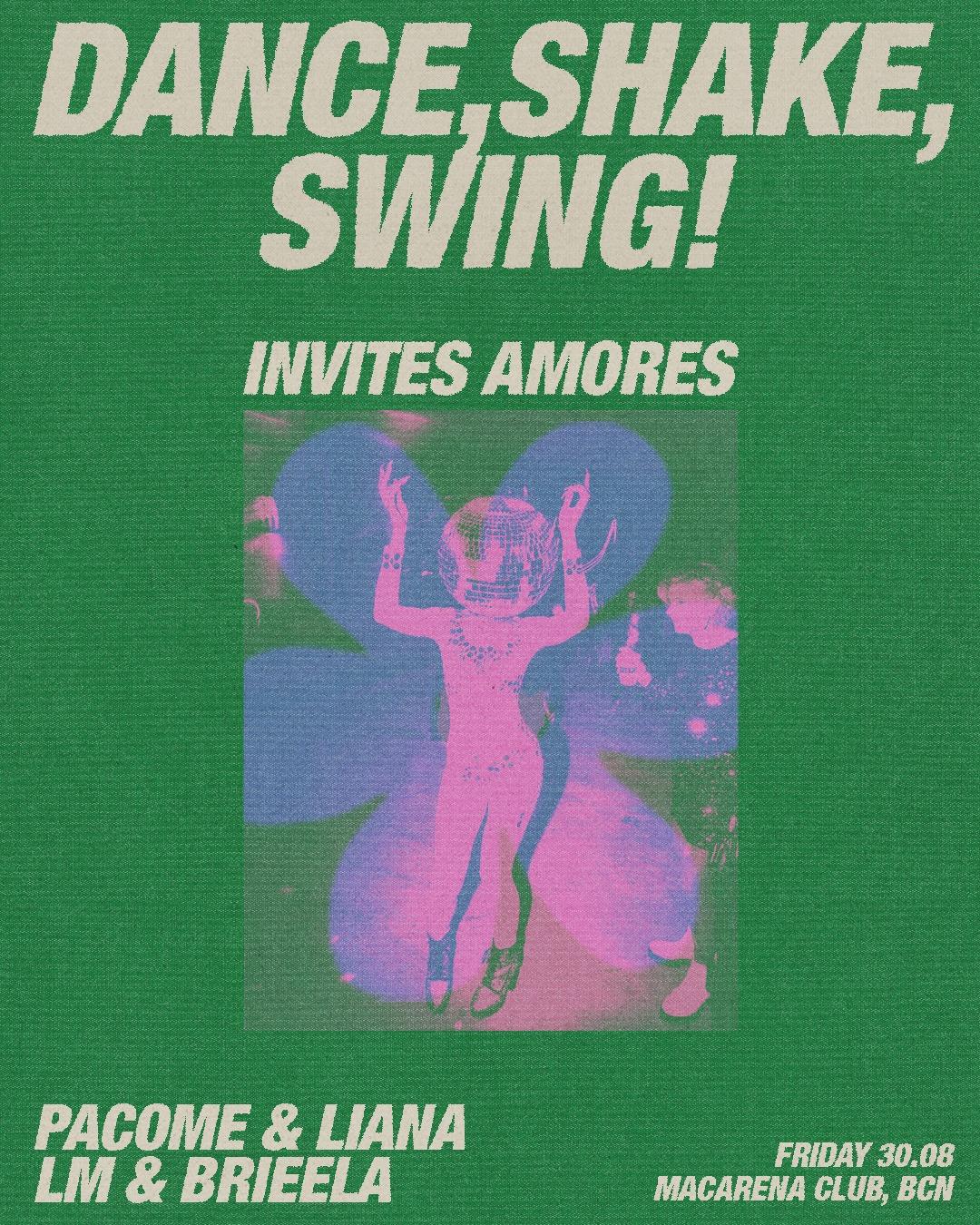 Dance Shake Swing Invites Amores