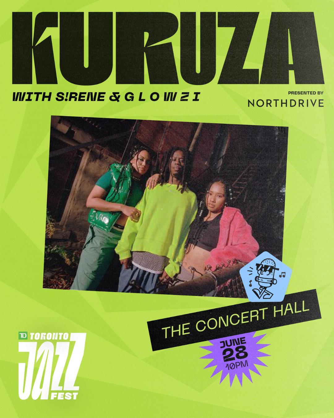 Toronto Jazz Fest Presents Kuruza With S!Rene & G L O W Z I