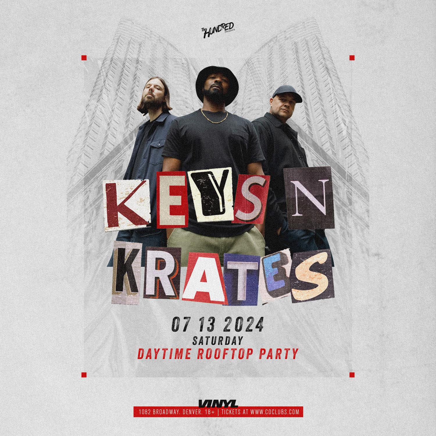 Keys N Krates - Daytime Rooftop Party