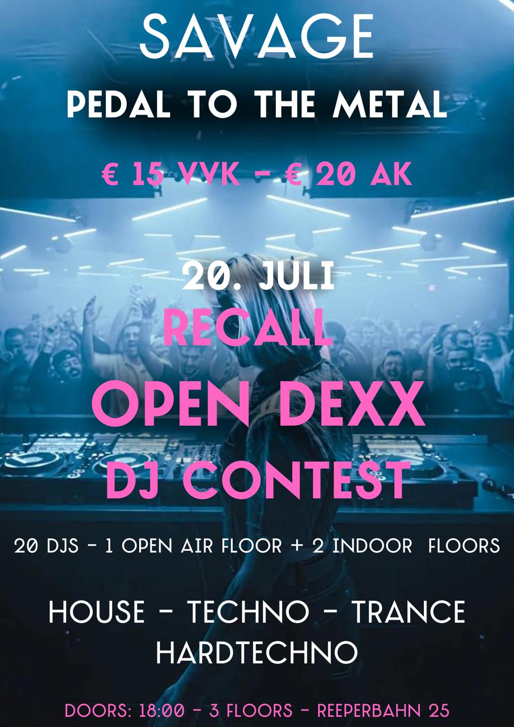 Vvk Savage •Recall Open Dexx Dj Contest•