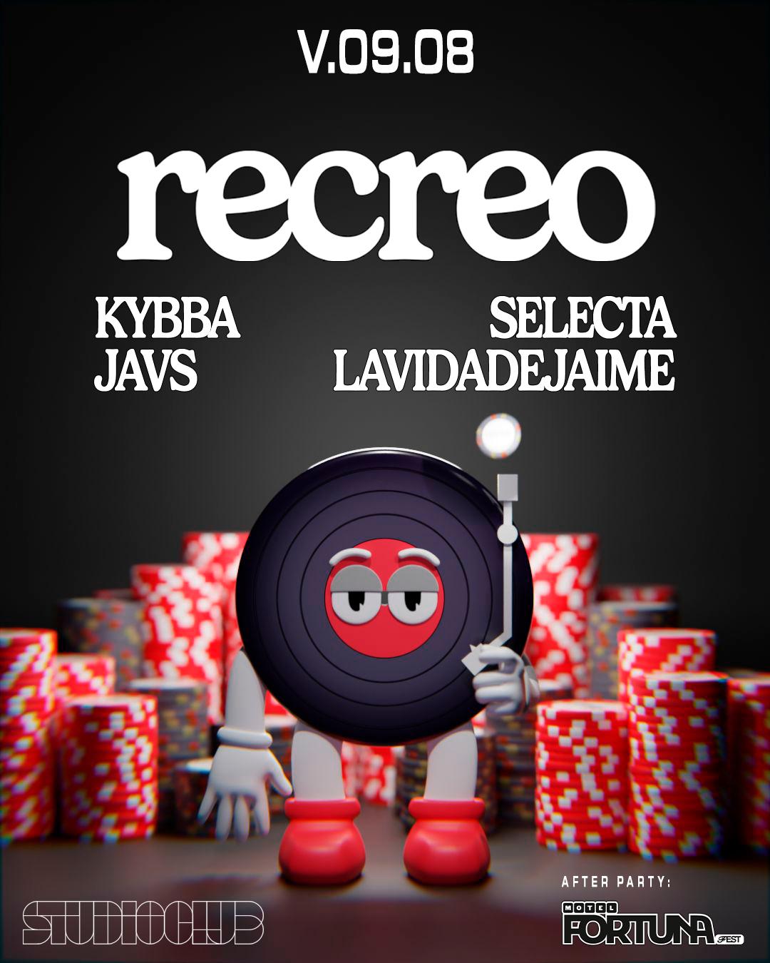 Recreo W / Kybba, Selecta, Javs, La Vida De Jaime