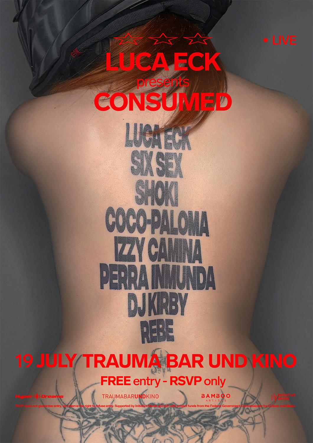 Luca Eck Presents Consumed Live